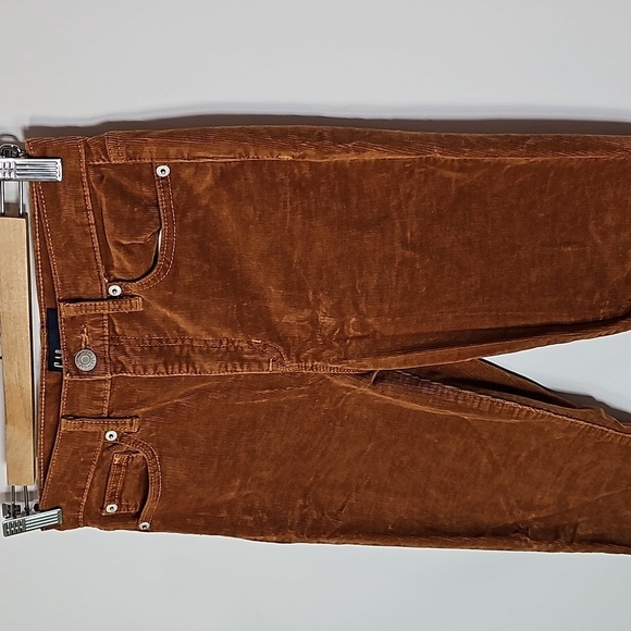 Gap 27x26 orange/brown corduroy leggings - Picture 2 of 7